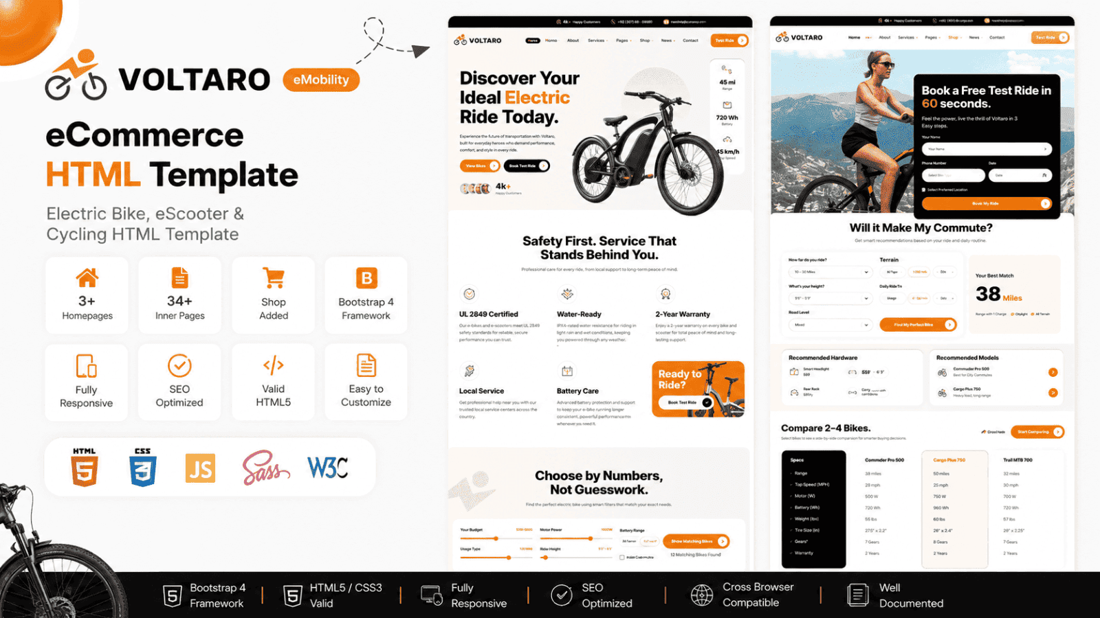 Voltaro - Electric Bike & eMobility Shop Template